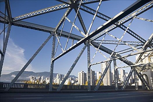 桥,温哥华,不列颠哥伦比亚省,加拿大