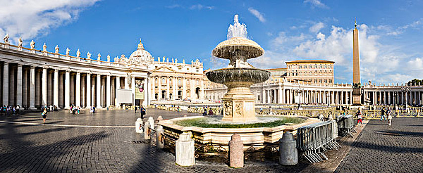 圣彼得大教堂,广场,梵蒂冈城,罗马,意大利