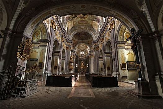 圣坛,大教堂,区域,下奥地利州,奥地利,欧洲