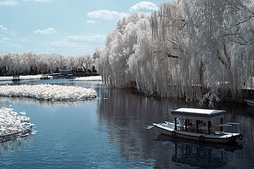 红外摄影之北京北海公园