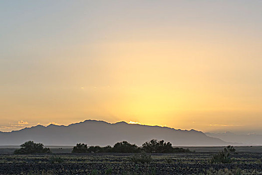 风景,纳米布沙漠,日出,塞斯瑞姆,区域,纳米比亚,非洲