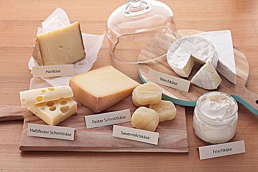 硬乳酪,软奶酪,坚实,切片,奶酪,酸奶