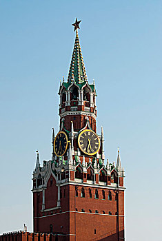 塔,救助者,克里姆林宫,世界遗产,莫斯科,俄罗斯