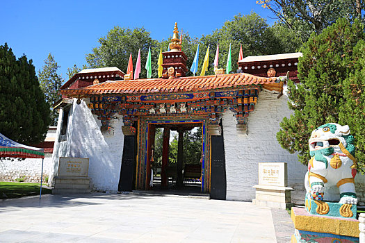 西藏,拉萨,罗布林卡
