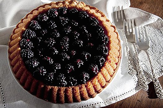 黑莓蛋糕,松糕