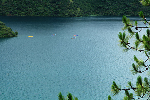 丽江泸沽湖风光