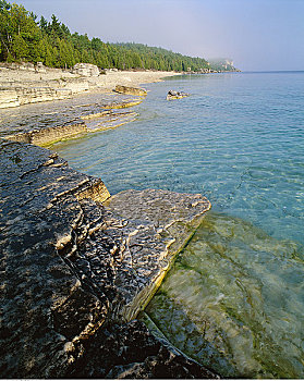 乔治亚湾,布鲁斯半岛国家公园,安大略省,加拿大