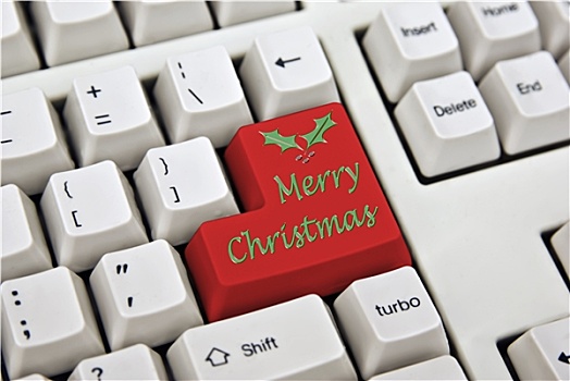 圣诞快乐,键盘