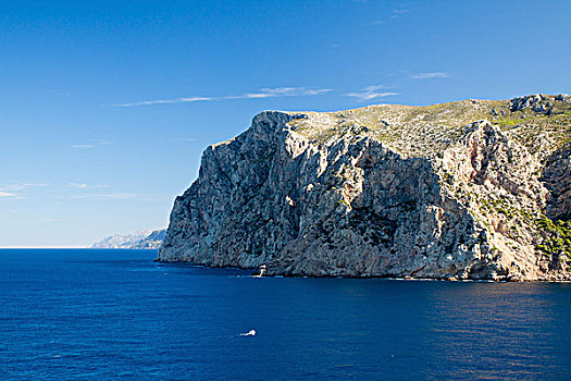 悬崖,北方,眺台,马略卡岛,巴利阿里群岛,西班牙,欧洲