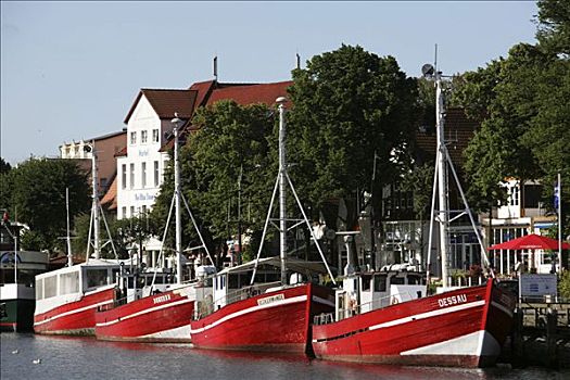 帆船,港口,散步场所,波罗的海,胜地,城镇,罗斯托克,区域,梅克伦堡前波莫瑞州,德国,欧洲