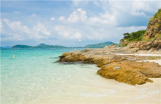 热带海岛,清水,泰国