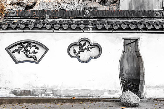 花墙宝瓶门,南京市长江观音景区