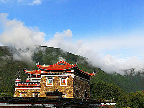 四川,西部,贡嘎雪山,子梅垭口,雅哈垭口,天湖,草原,云海,天空