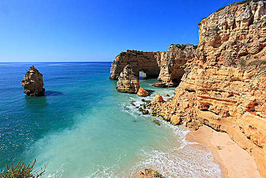葡萄牙,阿尔加维,悬崖