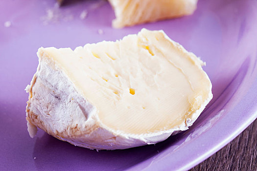 奶酪,上方,紫色,盘子
