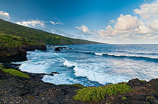 海岸线,毛伊岛,夏威夷,美国