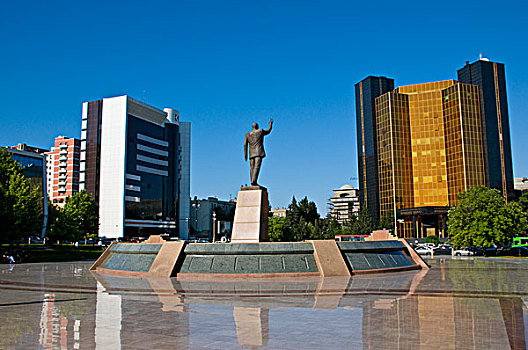 英雄,雕塑,巴库,阿塞拜疆