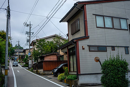 日本城镇街道风景