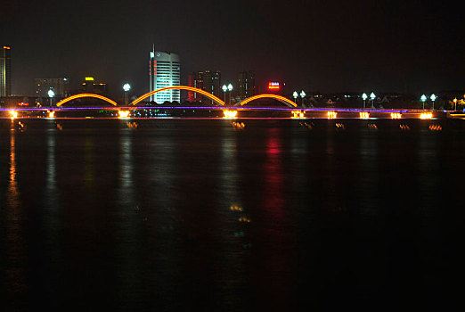 宜兴世纪大桥,夜景