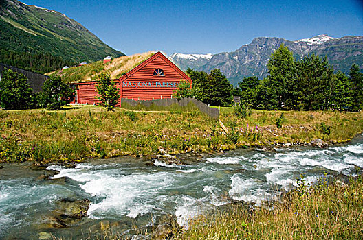 挪威,地区,斯特达尔布林冰川,国家公园,公园,中心