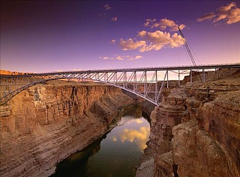 纳瓦霍,桥,靠近,大理石,峡谷,亚利桑那,美国