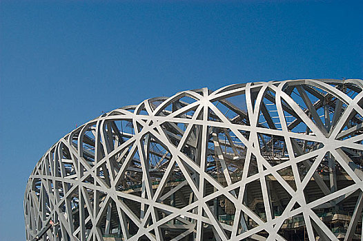 奥运场馆－鸟巢钢结构近景