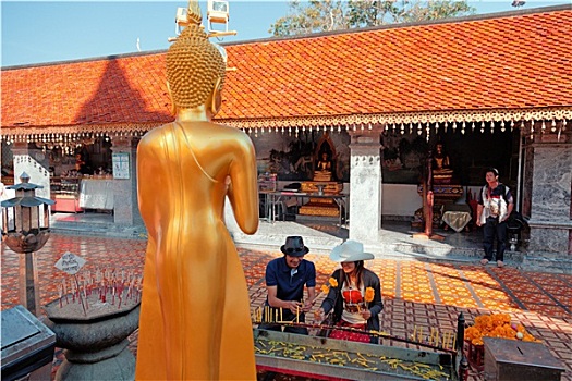 寺院,素贴,泰国