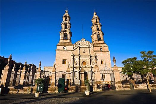 建筑,大教堂,阿瓜斯卡连特斯,墨西哥