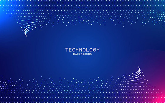 科技背景線條未來創新科學技術金屬矢量海報