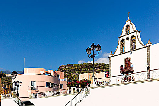 圣米盖尔教堂,西班牙广场,帕尔玛,岛屿,加纳利群岛,西班牙