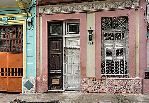 古巴,哈瓦那,地区,建筑