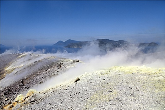 火山,火山口