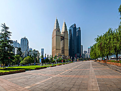 重庆市城区南岸滨江路风貌
