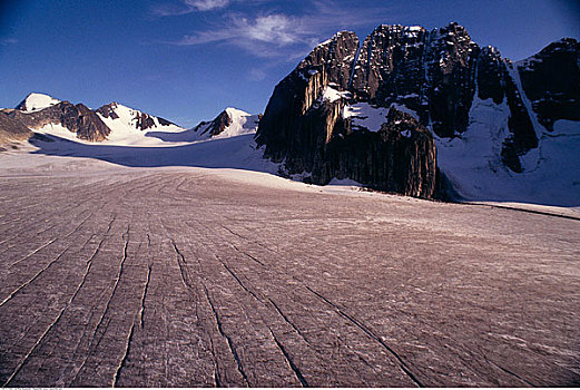 山,冰河,加拿大西北地区,加拿大
