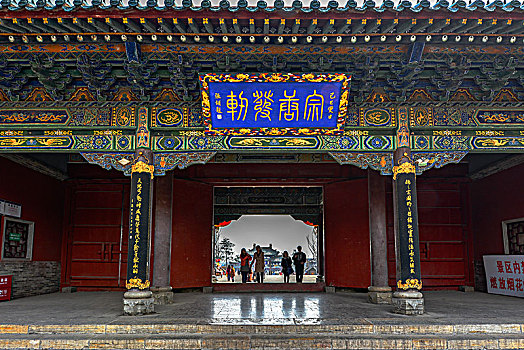 古代建筑特写,晋祠