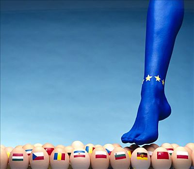 脚,女人,蛋,欧洲人,旗帜