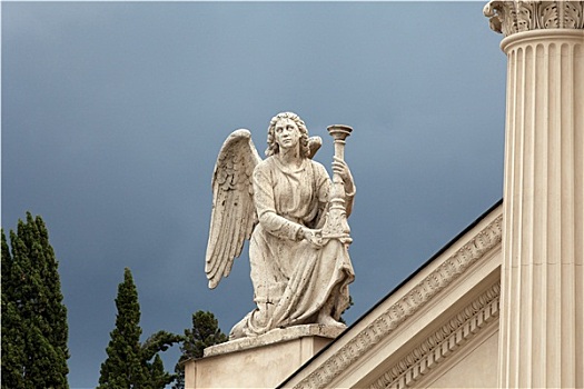 罗马,天使,教堂