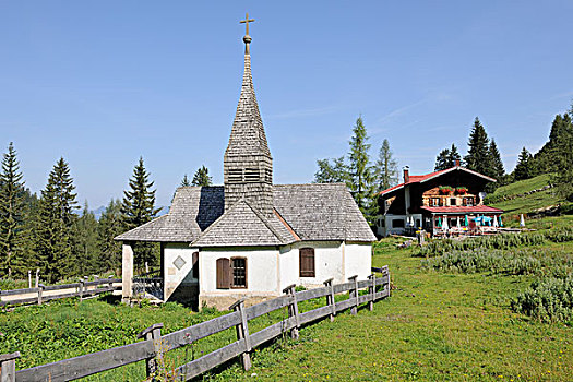 小教堂,旅店,提洛尔,奥地利,欧洲