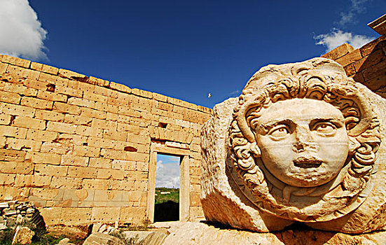 libya,leptis,magna,ruins,of,old,roman,empire,unesco,world,heritage,site