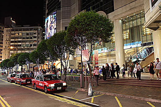 香港时代广场夜景