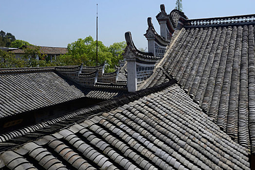 运河人家屋顶青瓦重庆奉节仿古建筑重庆奉节仿古建筑