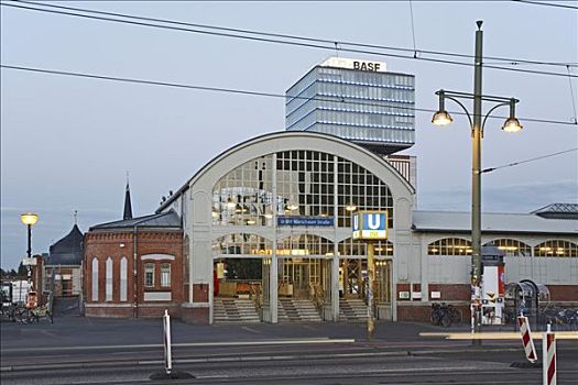 地铁站,塔,柏林,德国