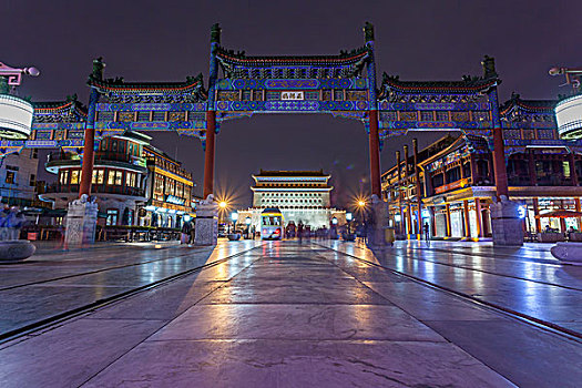 北京前门大街建筑景观