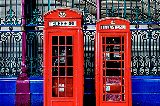 传统,电话亭,伦敦