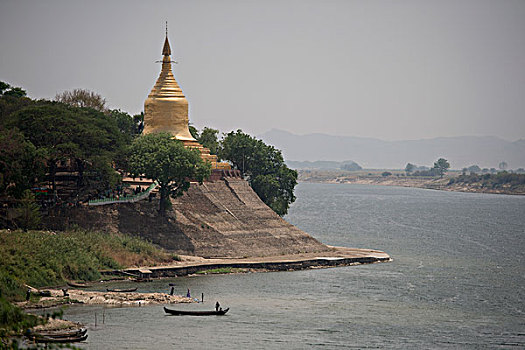 亚洲,缅甸,蒲甘,伊洛瓦底江