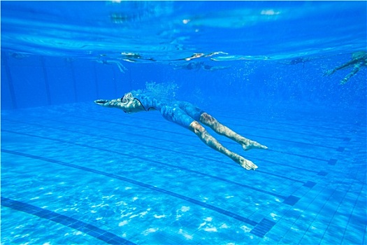 游泳,热身,水下,冠军