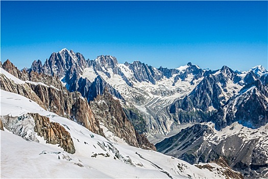 勃朗峰,山丘,夏蒙尼