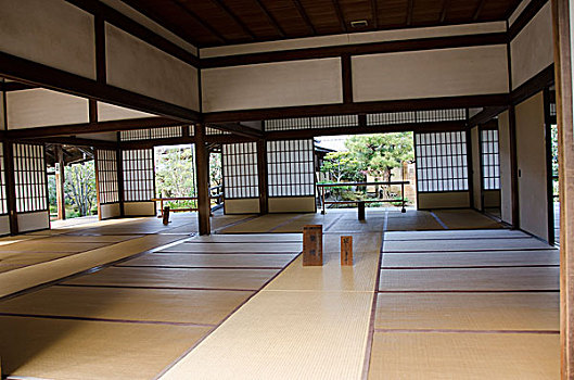 榻榻米房间,庙宇,日本