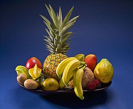 棚拍,品种,热带水果,碗