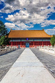 北京故宫两翼建筑武英殿